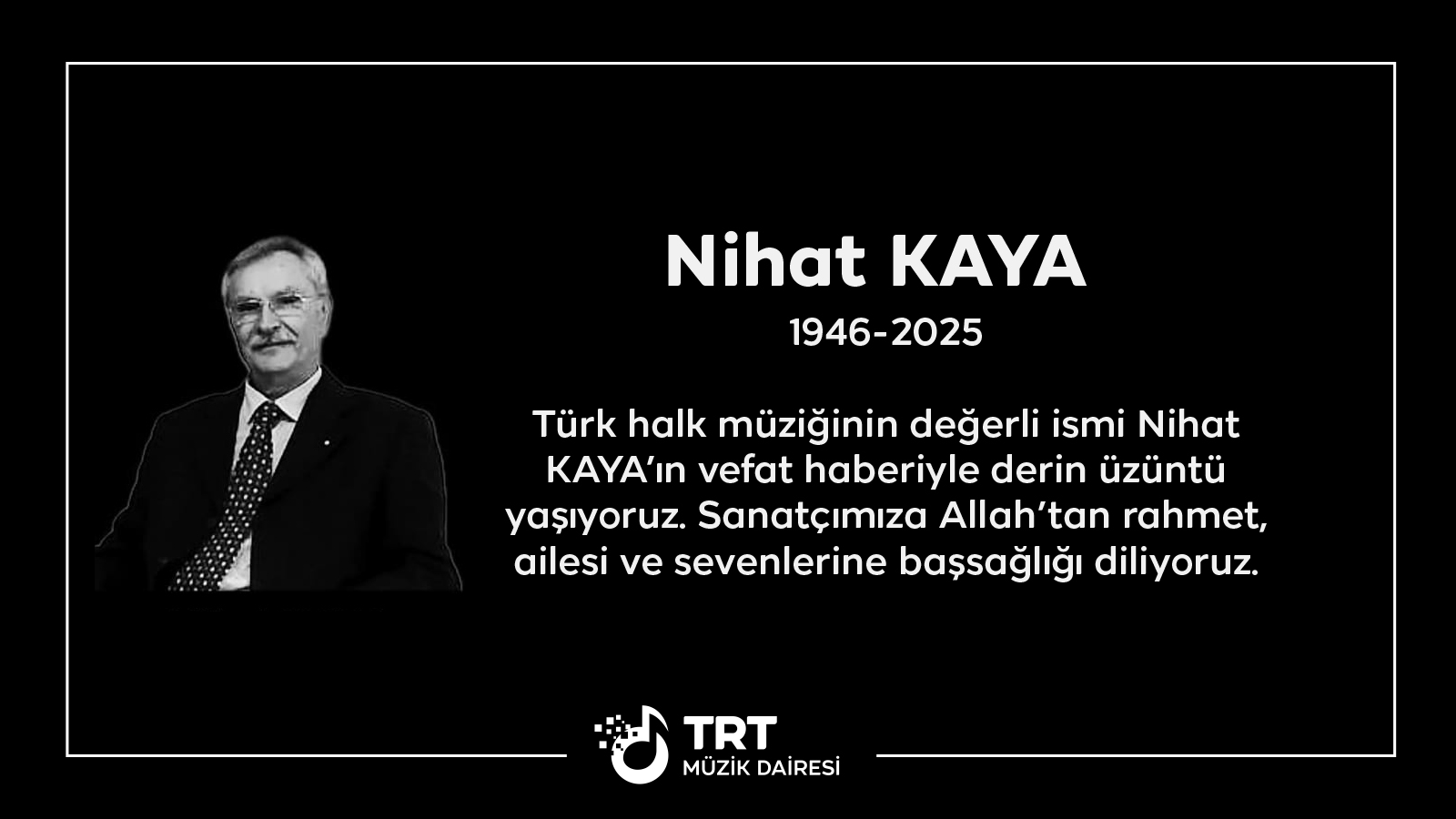VEFAT Nihat KAYA