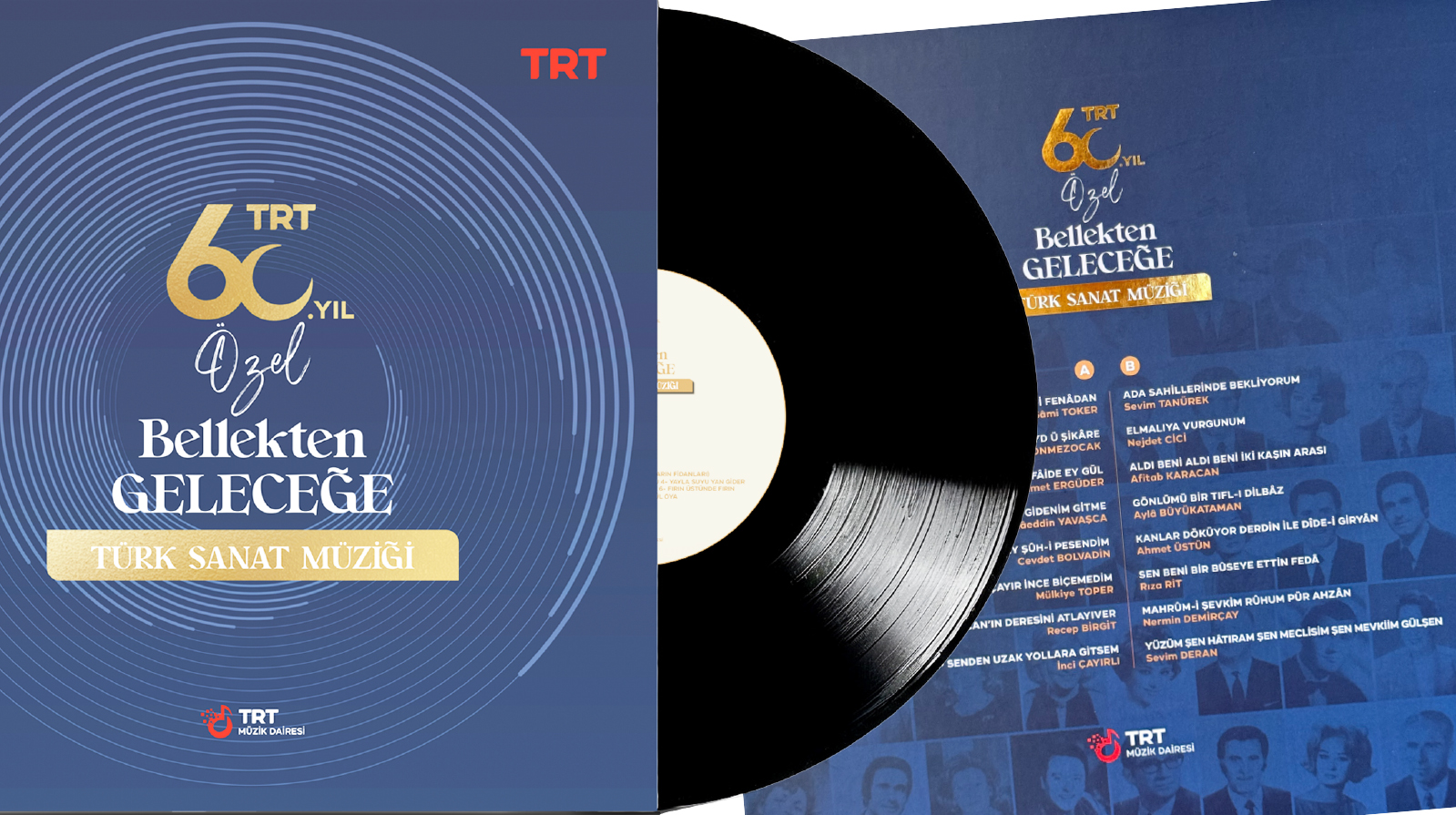 TRT 60. YIL ÖZEL BELLEKTEN GELECEĞE TÜRK SANAT MÜZİĞİ PLAK ÇALIŞMASI
